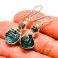 Blue Fluorite Earrings handcrafted by Ana Silver Co - EARR412642
