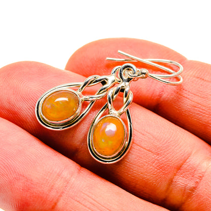 Ethiopian Opal Earrings handcrafted by Ana Silver Co - EARR412710