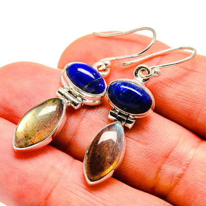 Labradorite Earrings handcrafted by Ana Silver Co - EARR412711
