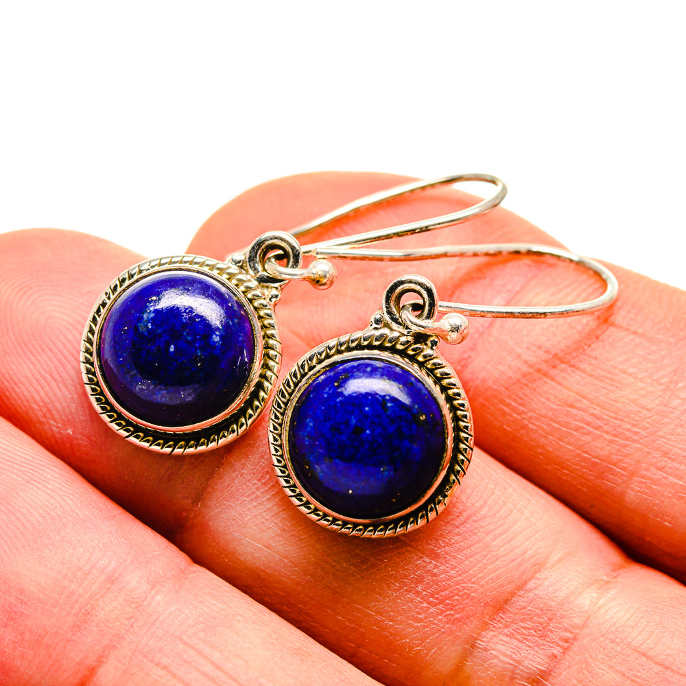 Lapis Lazuli Earrings handcrafted by Ana Silver Co - EARR412714