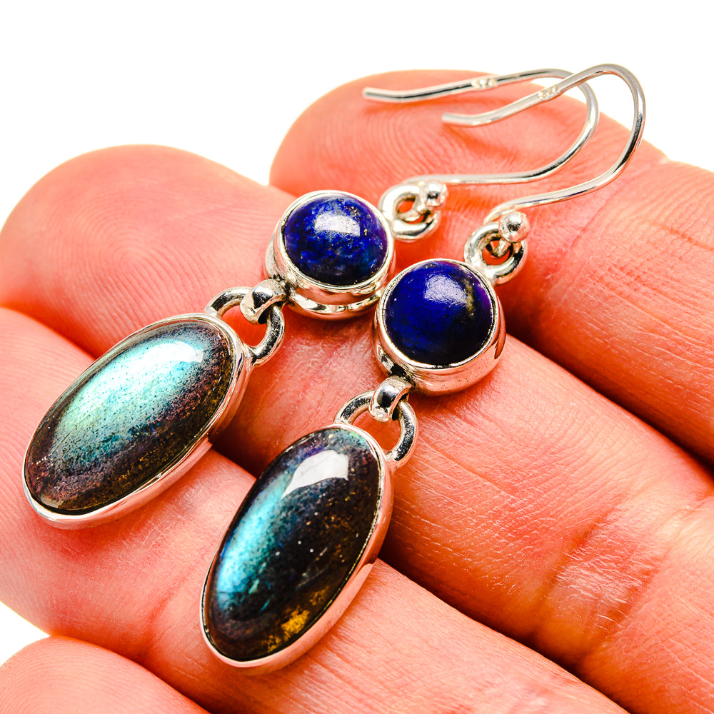 Labradorite Earrings handcrafted by Ana Silver Co - EARR412718