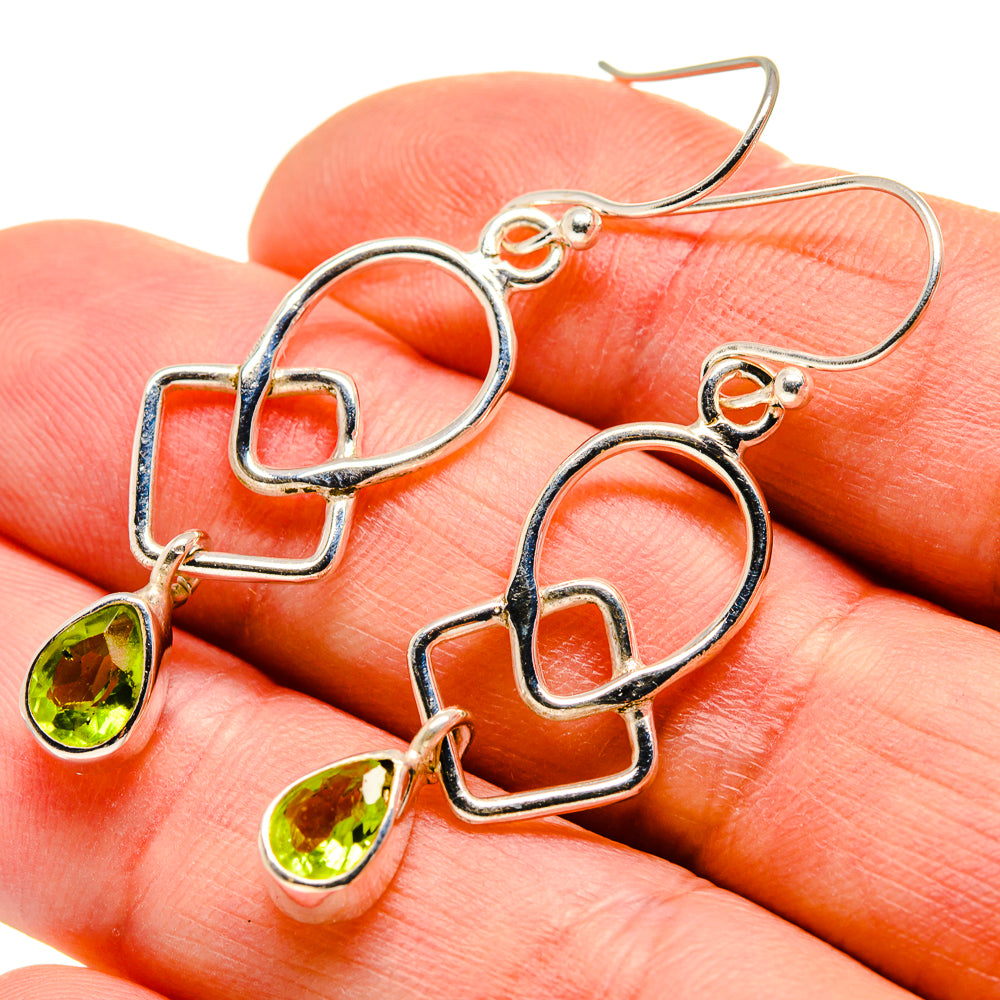 Peridot Earrings handcrafted by Ana Silver Co - EARR412722