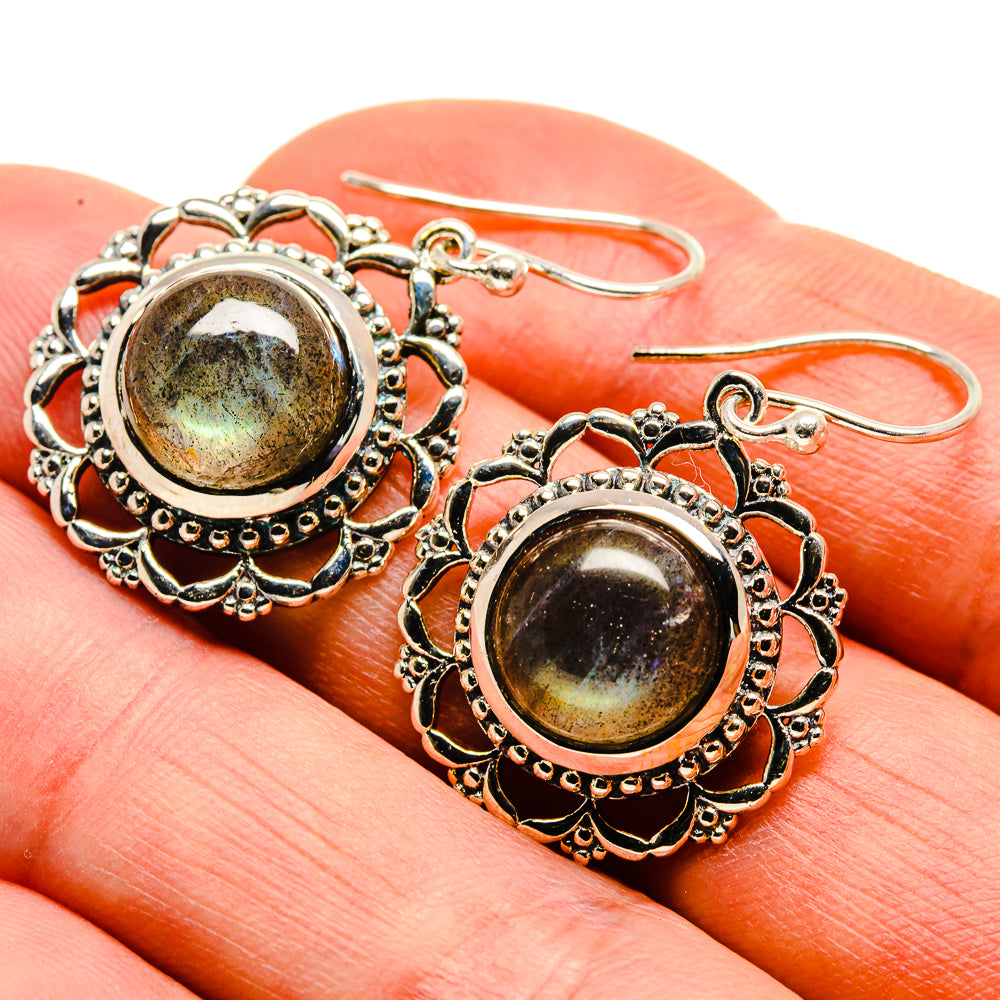 Labradorite Earrings handcrafted by Ana Silver Co - EARR412748