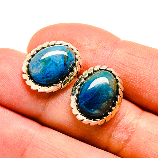 Azurite Earrings handcrafted by Ana Silver Co - EARR412788