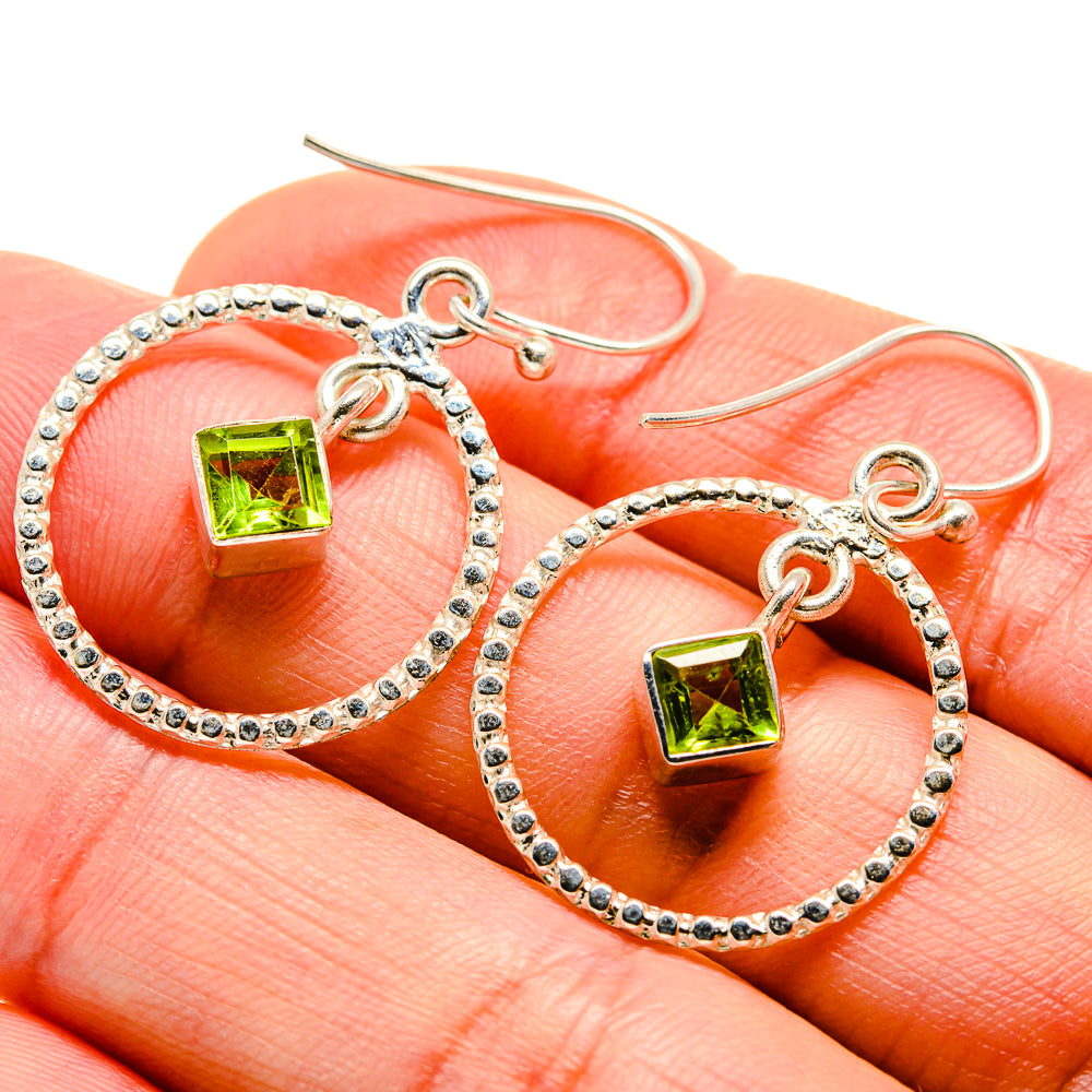 Peridot Earrings handcrafted by Ana Silver Co - EARR412828