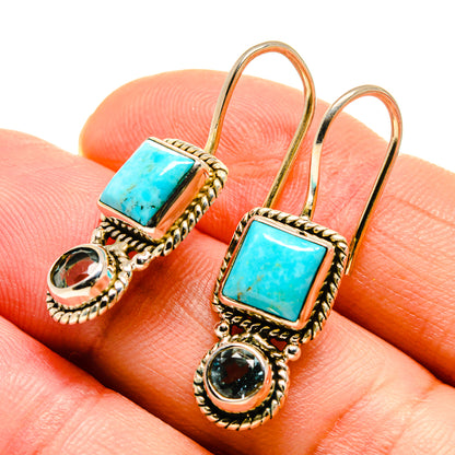 Arizona Turquoise Earrings handcrafted by Ana Silver Co - EARR412830