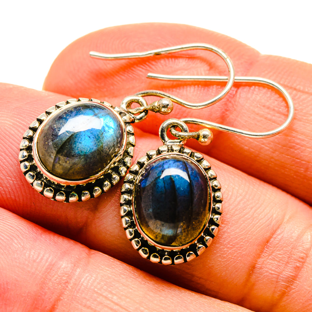 Labradorite Earrings handcrafted by Ana Silver Co - EARR412841