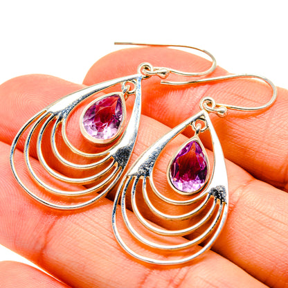 Amethyst Earrings handcrafted by Ana Silver Co - EARR412848