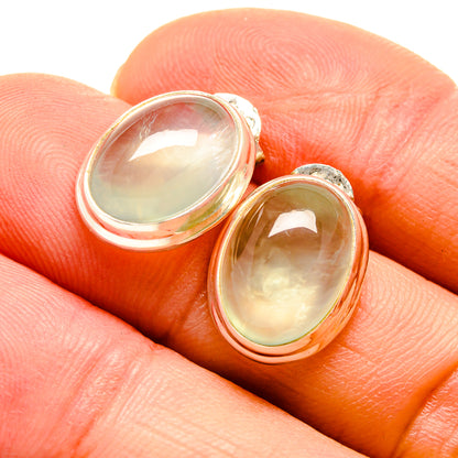 Prehnite Earrings handcrafted by Ana Silver Co - EARR412868