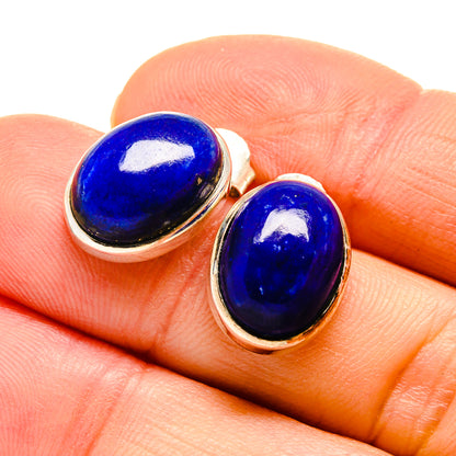 Lapis Lazuli Earrings handcrafted by Ana Silver Co - EARR412869