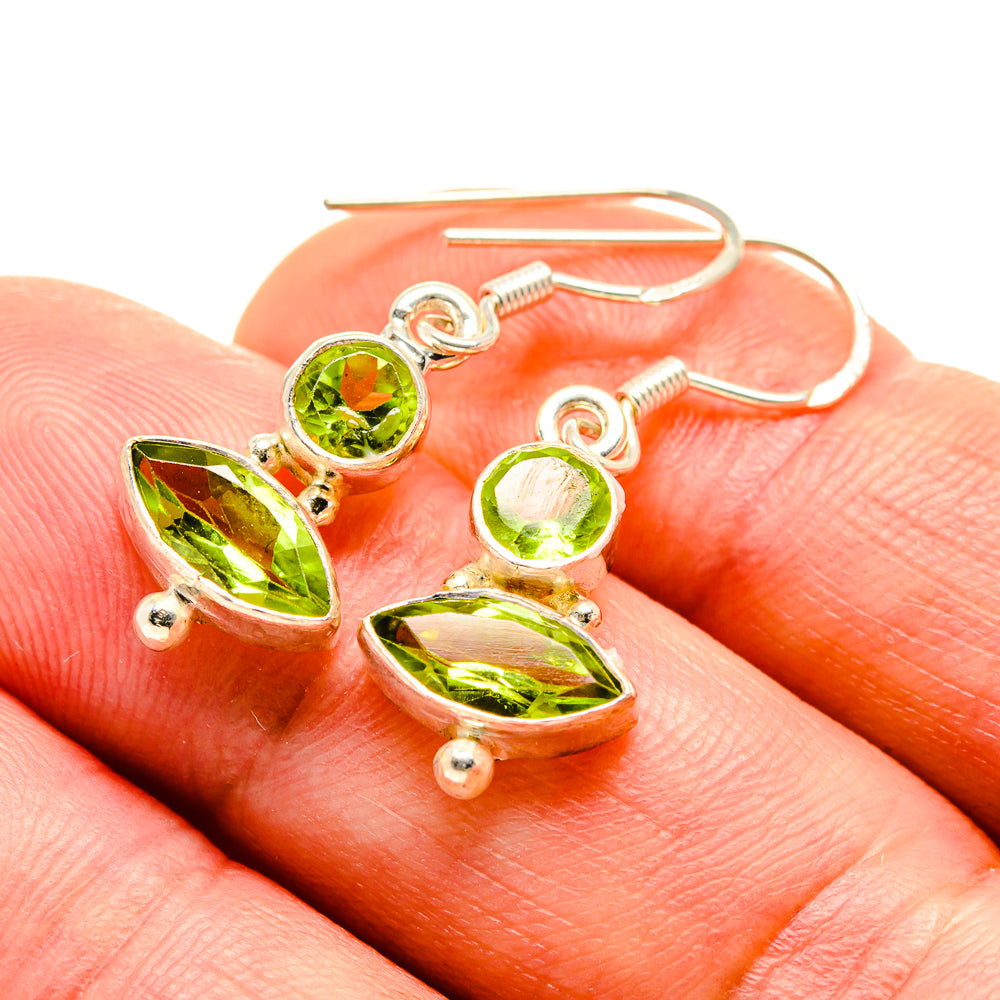 Peridot Earrings handcrafted by Ana Silver Co - EARR412891
