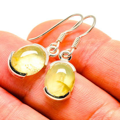 Prehnite Earrings handcrafted by Ana Silver Co - EARR412906
