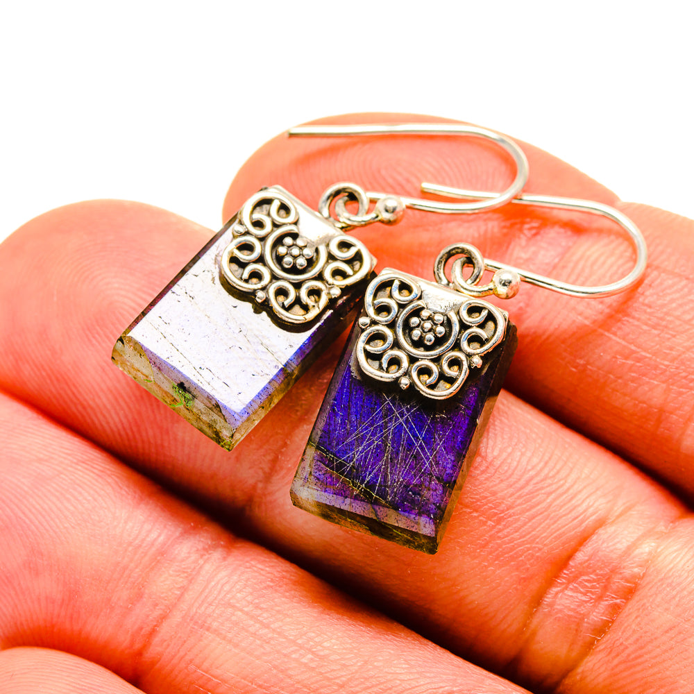 Labradorite Earrings handcrafted by Ana Silver Co - EARR412907