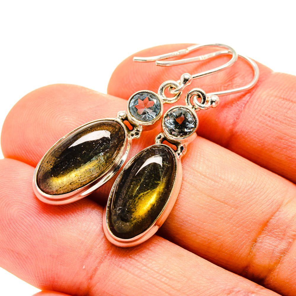 Labradorite Earrings handcrafted by Ana Silver Co - EARR412912