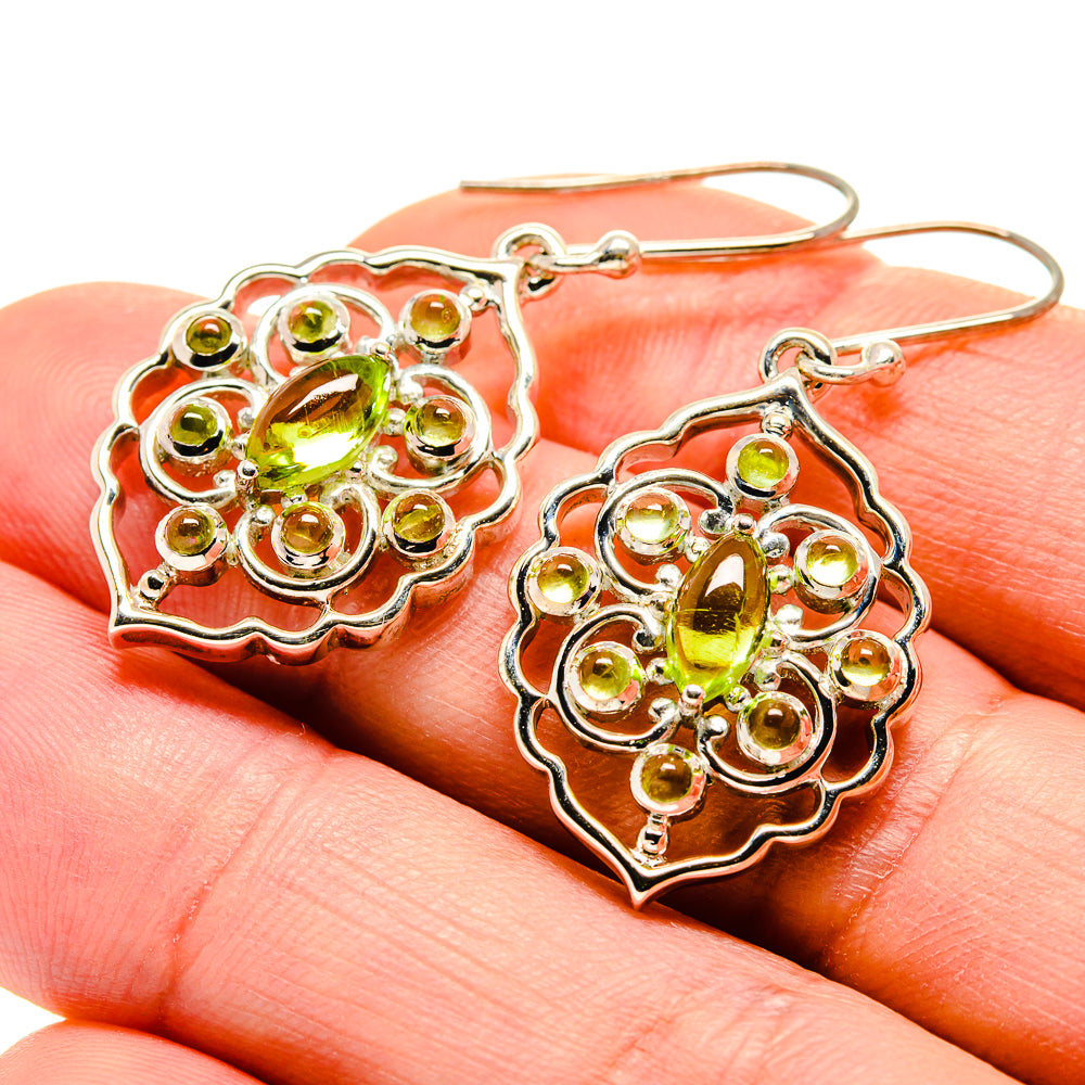 Peridot Earrings handcrafted by Ana Silver Co - EARR412928