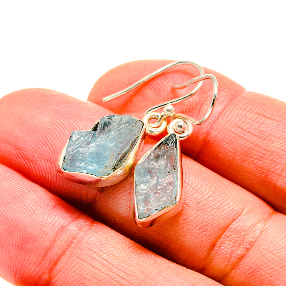 Aquamarine Earrings handcrafted by Ana Silver Co - EARR412954