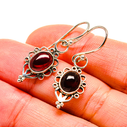 Garnet Earrings handcrafted by Ana Silver Co - EARR412961
