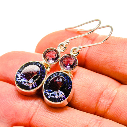 Blue Mystic Topaz Earrings handcrafted by Ana Silver Co - EARR412995