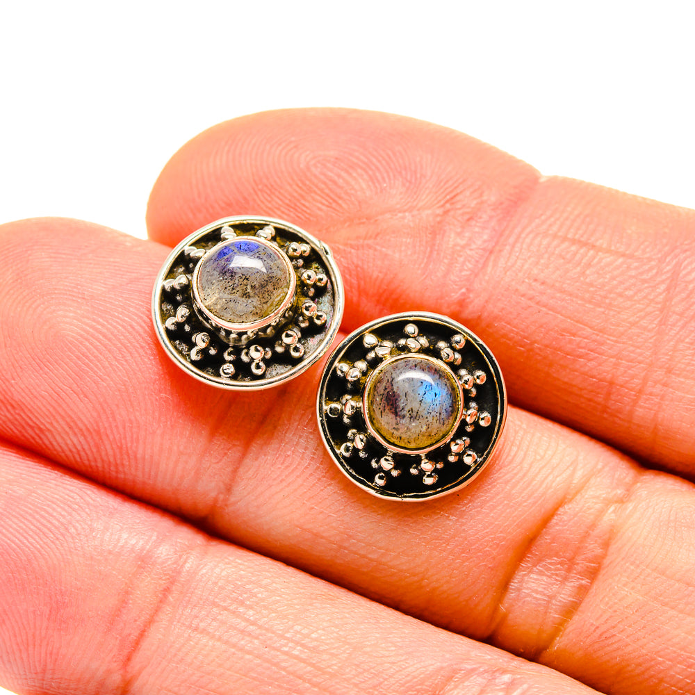 Labradorite Earrings handcrafted by Ana Silver Co - EARR413020