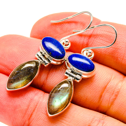 Labradorite Earrings handcrafted by Ana Silver Co - EARR413032