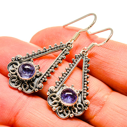 Tanzanite Earrings handcrafted by Ana Silver Co - EARR413057