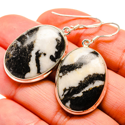 Pinolith Jasper Earrings handcrafted by Ana Silver Co - EARR413089