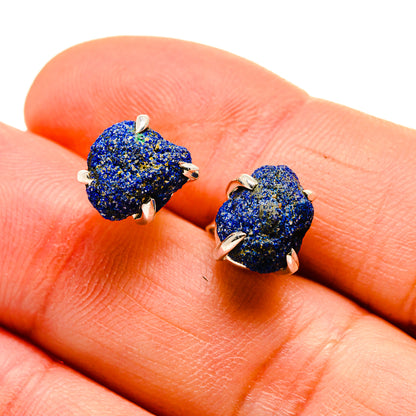 Azurite Earrings handcrafted by Ana Silver Co - EARR413103