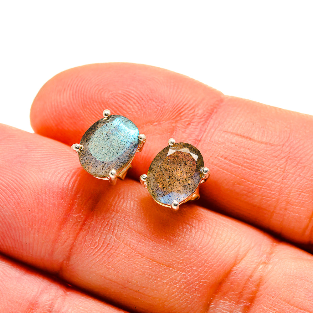 Labradorite Earrings handcrafted by Ana Silver Co - EARR413105