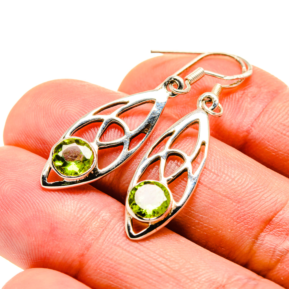 Peridot Earrings handcrafted by Ana Silver Co - EARR413128