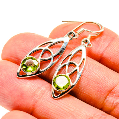 Peridot Earrings handcrafted by Ana Silver Co - EARR413128