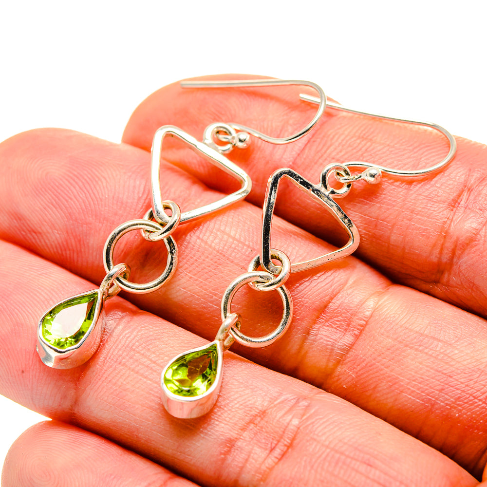 Peridot Earrings handcrafted by Ana Silver Co - EARR413140