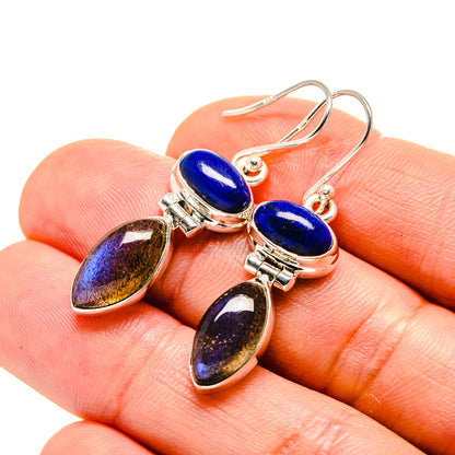 Labradorite Earrings handcrafted by Ana Silver Co - EARR413146