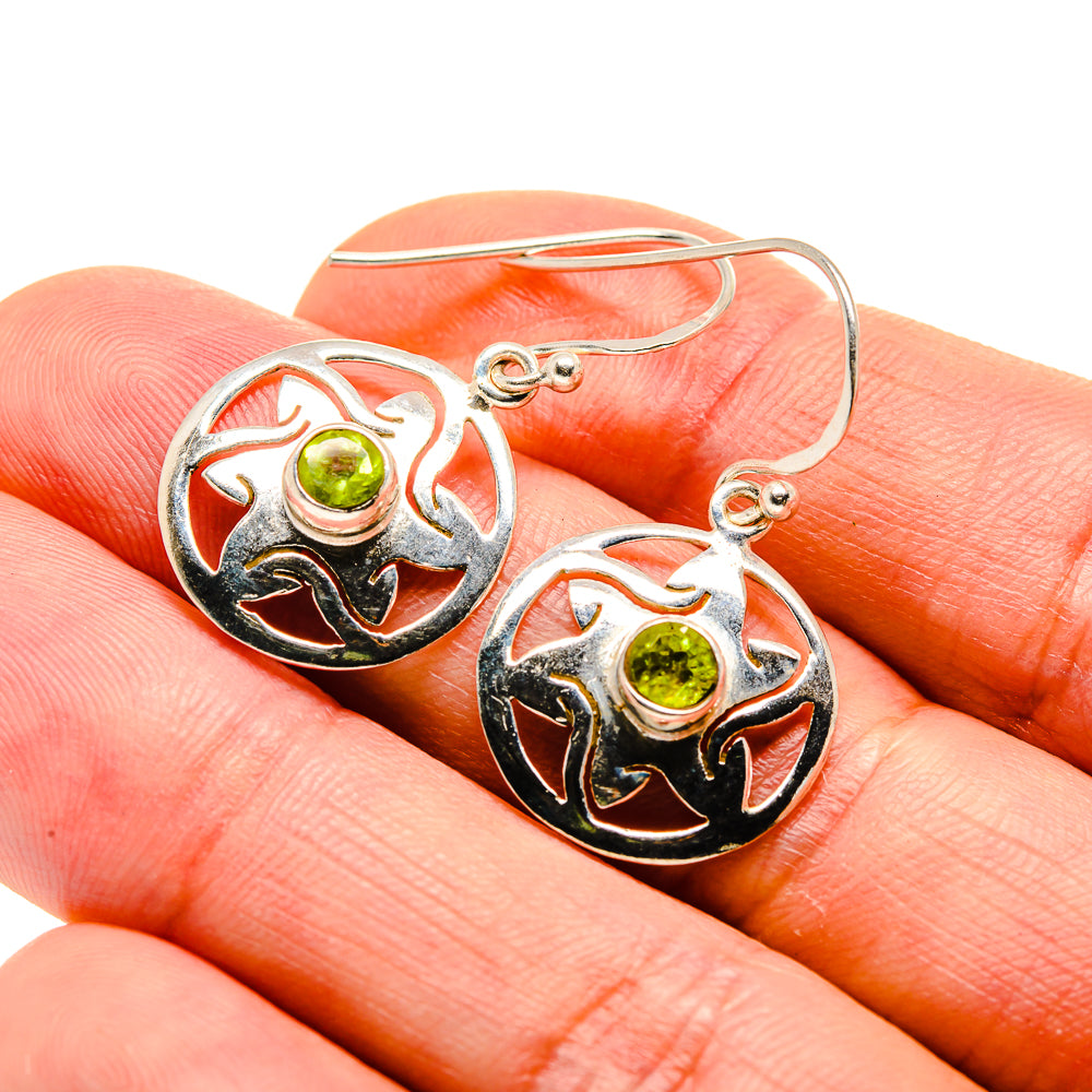 Peridot Earrings handcrafted by Ana Silver Co - EARR413152