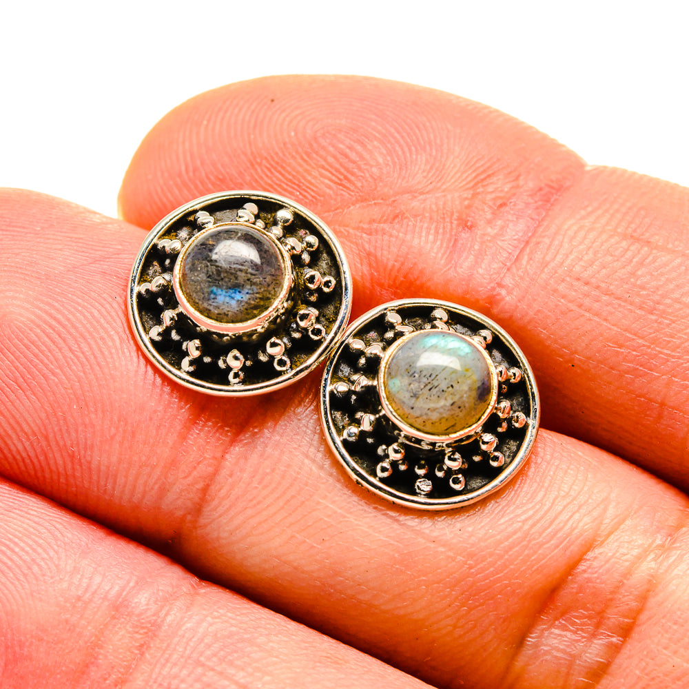 Labradorite Earrings handcrafted by Ana Silver Co - EARR413167