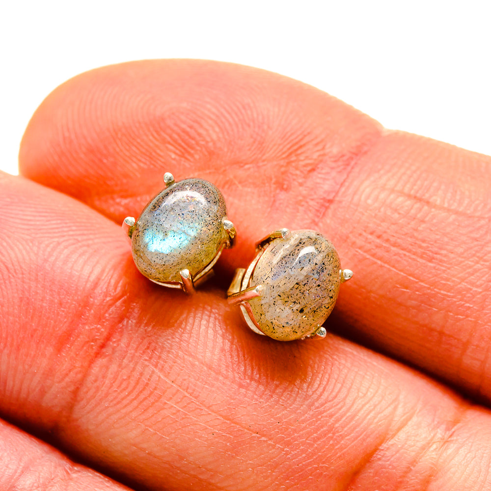 Labradorite Earrings handcrafted by Ana Silver Co - EARR413184