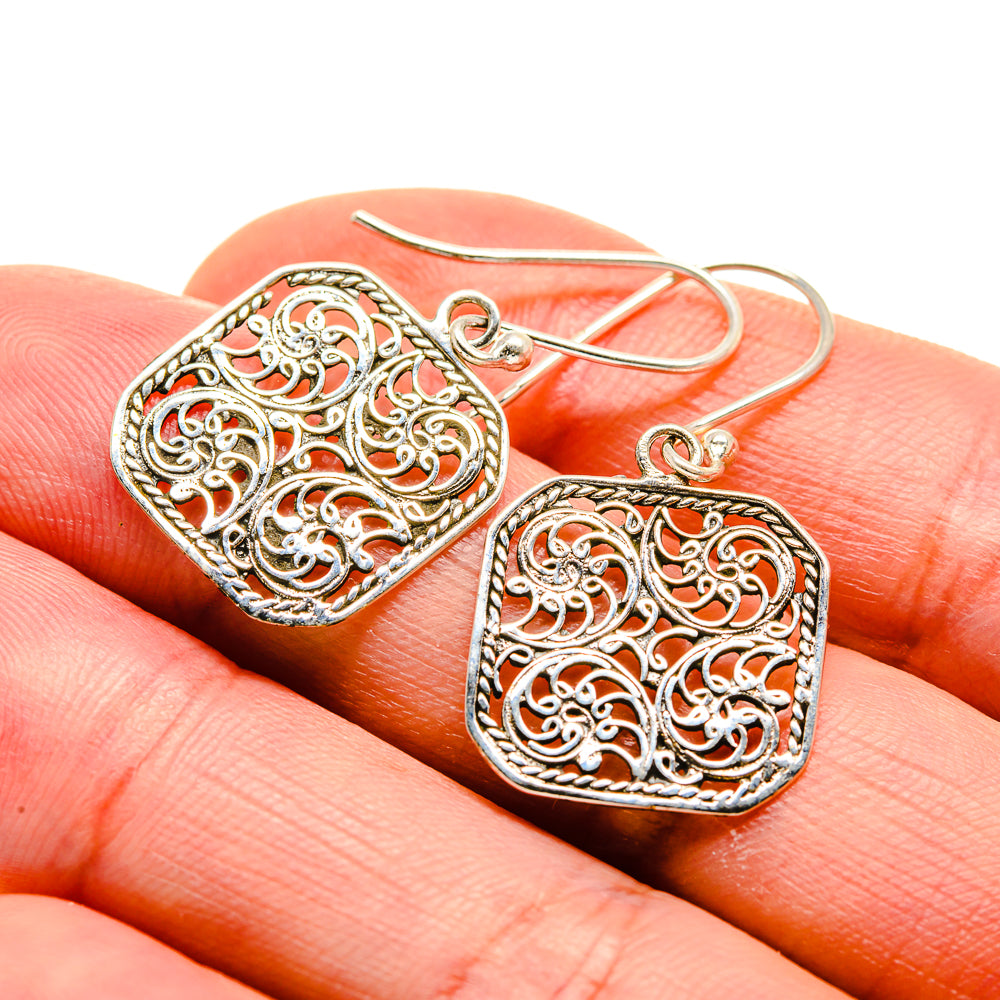 Filigree Earrings handcrafted by Ana Silver Co - EARR413205