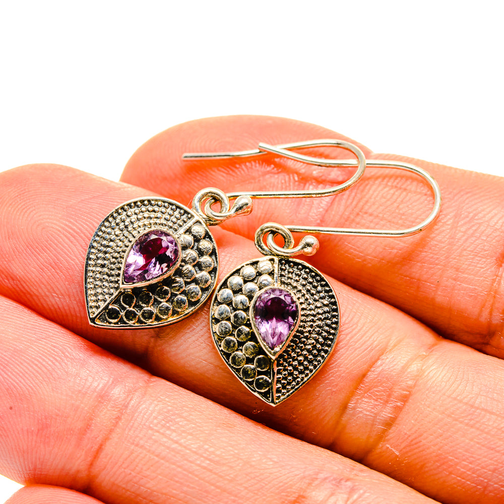 Amethyst Earrings handcrafted by Ana Silver Co - EARR413211
