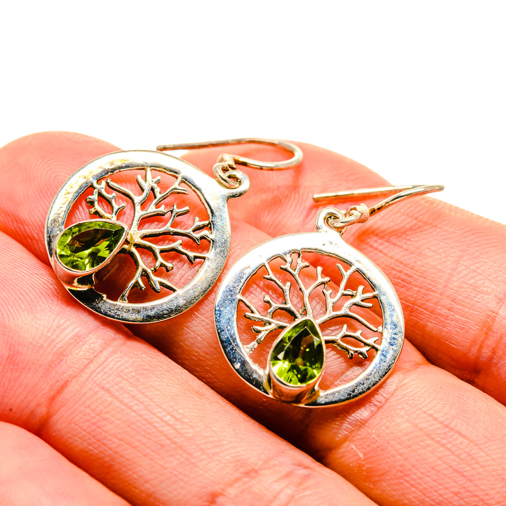 Peridot Earrings handcrafted by Ana Silver Co - EARR413222
