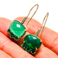 Green Onyx Earrings handcrafted by Ana Silver Co - EARR413237