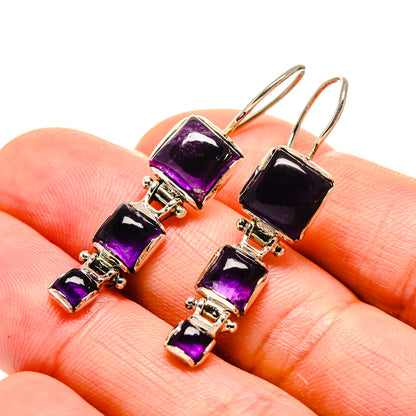 Amethyst Earrings handcrafted by Ana Silver Co - EARR413238