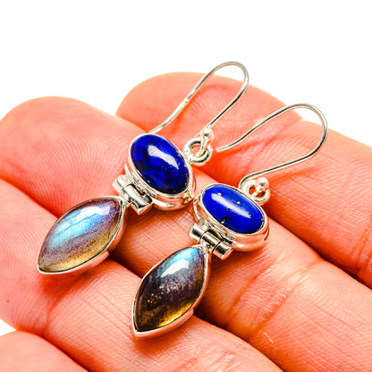 Labradorite Earrings handcrafted by Ana Silver Co - EARR413240