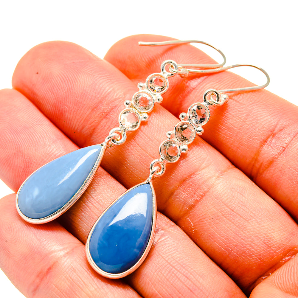 Owyhee Opal Earrings handcrafted by Ana Silver Co - EARR413242
