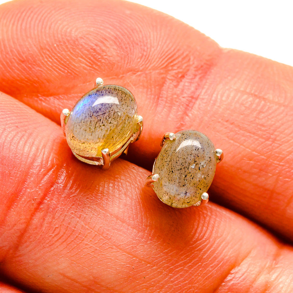 Labradorite Earrings handcrafted by Ana Silver Co - EARR413257