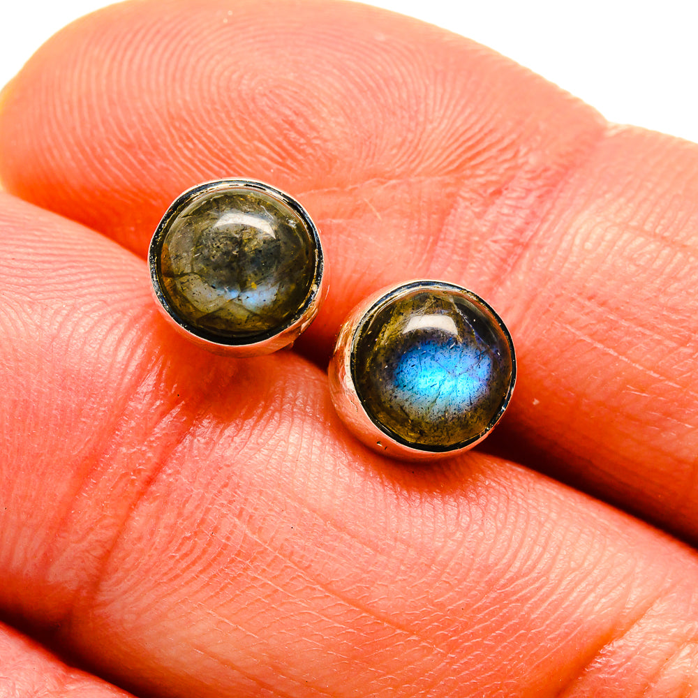 Labradorite Earrings handcrafted by Ana Silver Co - EARR413259