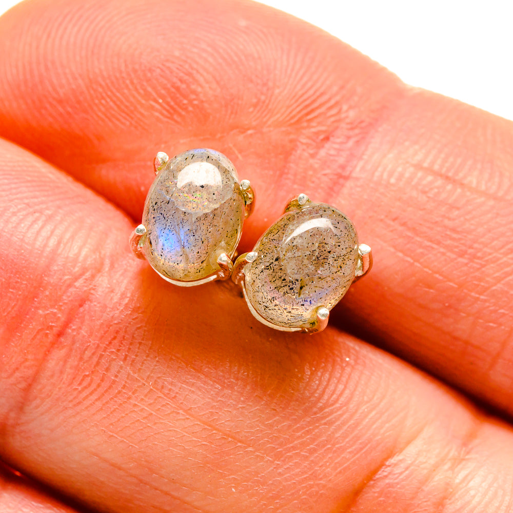Labradorite Earrings handcrafted by Ana Silver Co - EARR413263