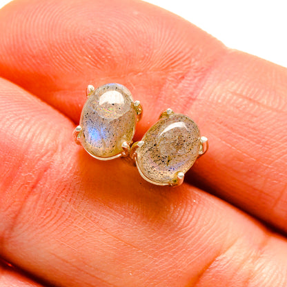 Labradorite Earrings handcrafted by Ana Silver Co - EARR413263