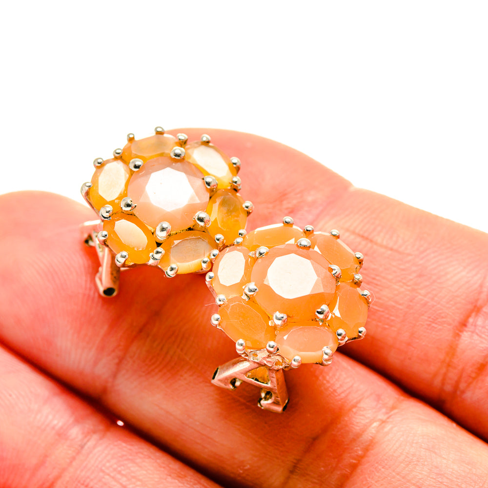 Carnelian Earrings handcrafted by Ana Silver Co - EARR413264