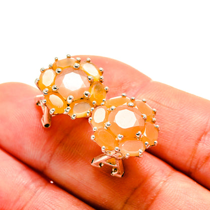 Carnelian Earrings handcrafted by Ana Silver Co - EARR413264