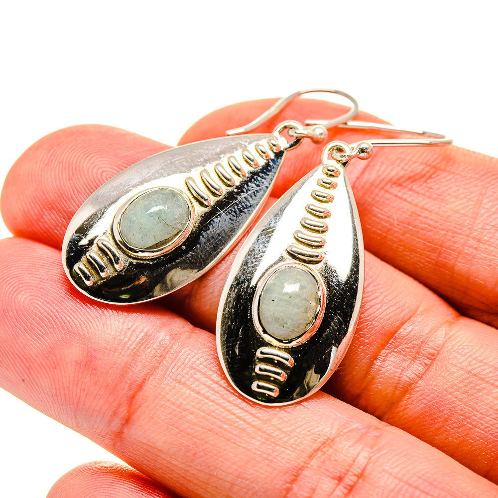Aquamarine Earrings handcrafted by Ana Silver Co - EARR413273
