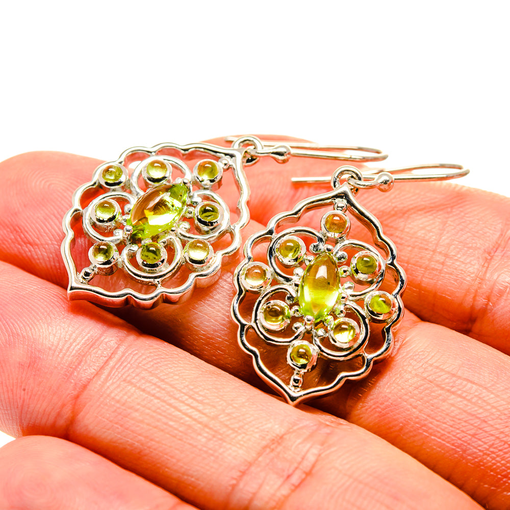 Peridot Earrings handcrafted by Ana Silver Co - EARR413276